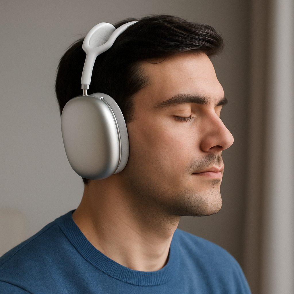 Trådløse Bluetooth-over-ear-hovedtelefoner med aktiv støjreduktion