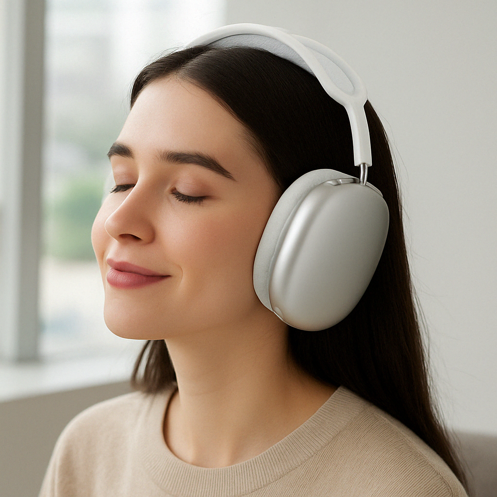 Trådløse Bluetooth-over-ear-hovedtelefoner med aktiv støjreduktion