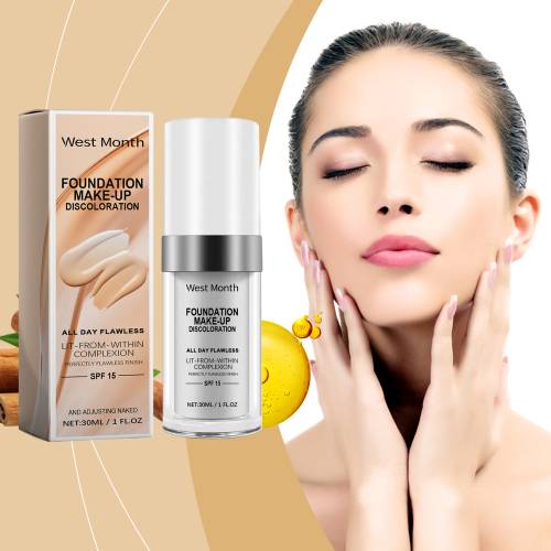 Farvetilpassende concealer-foundation