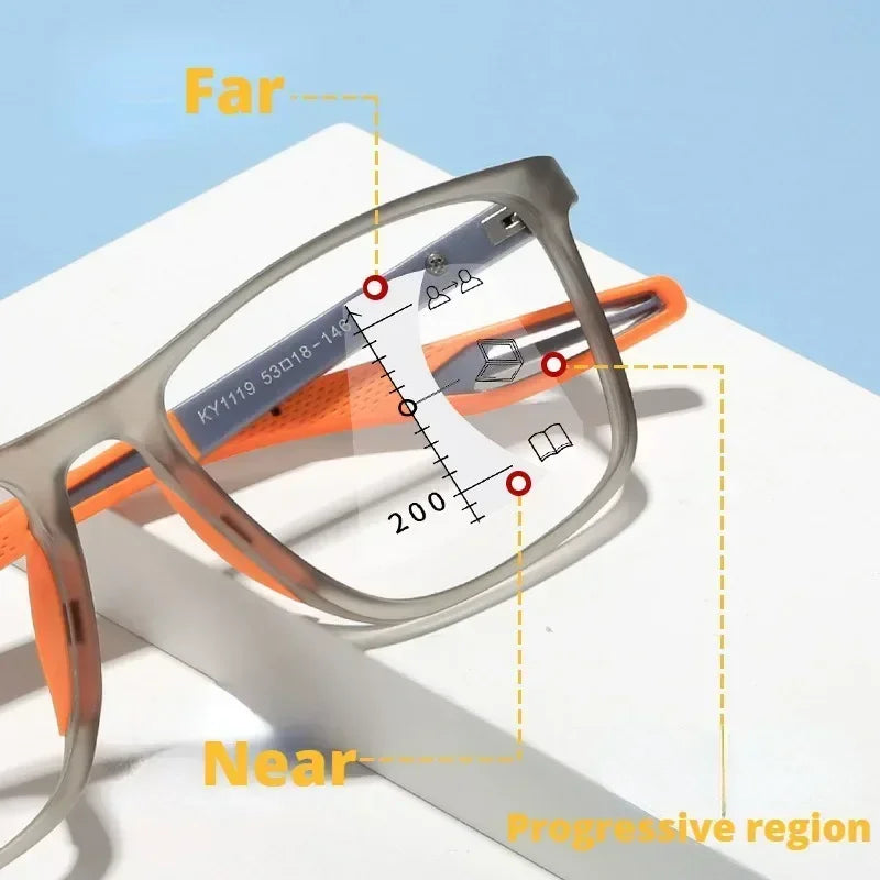 Fototropisk Læsebrille + Beskyttelsesbrille