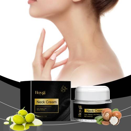 Opstrammende halscreme med olivenolie og shea