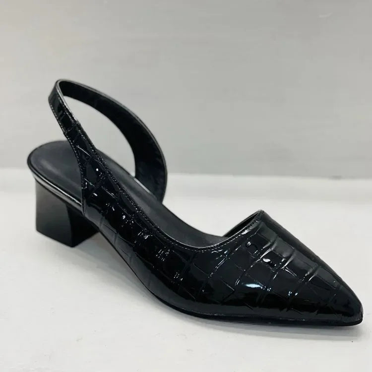 Pumps – Ortopædisk Komfort med Croco-Elegance