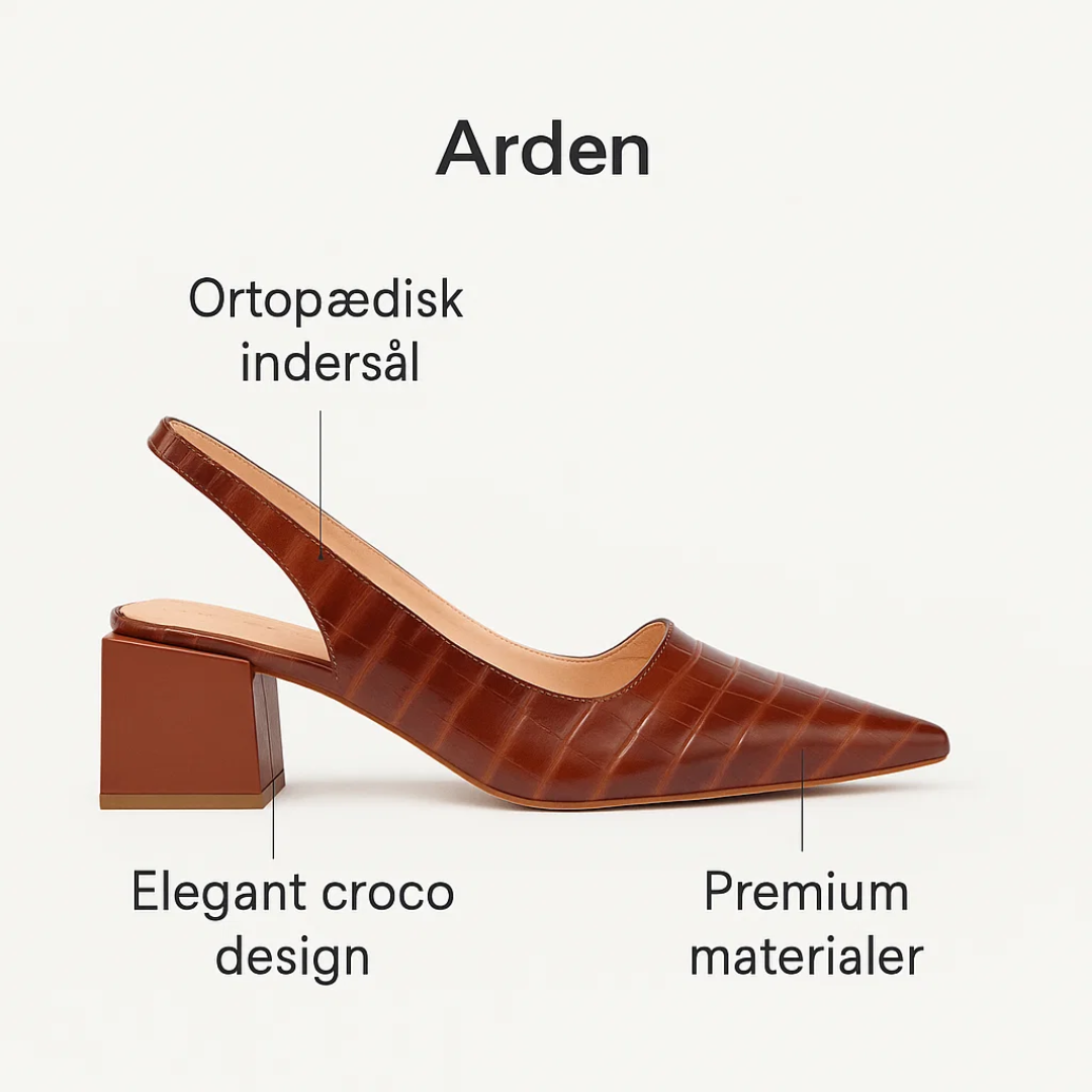 Pumps – Ortopædisk Komfort med Croco-Elegance