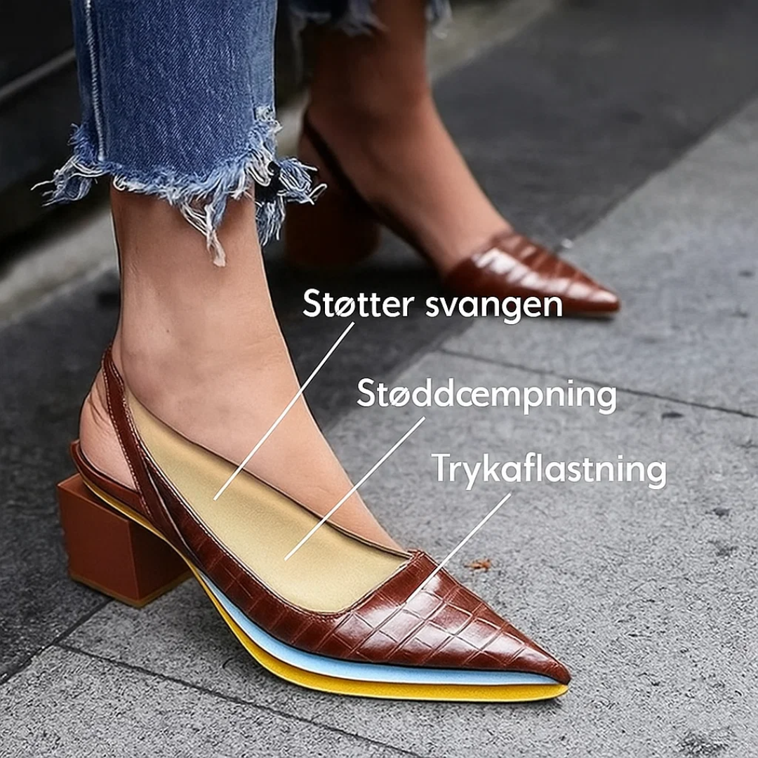 Pumps – Ortopædisk Komfort med Croco-Elegance