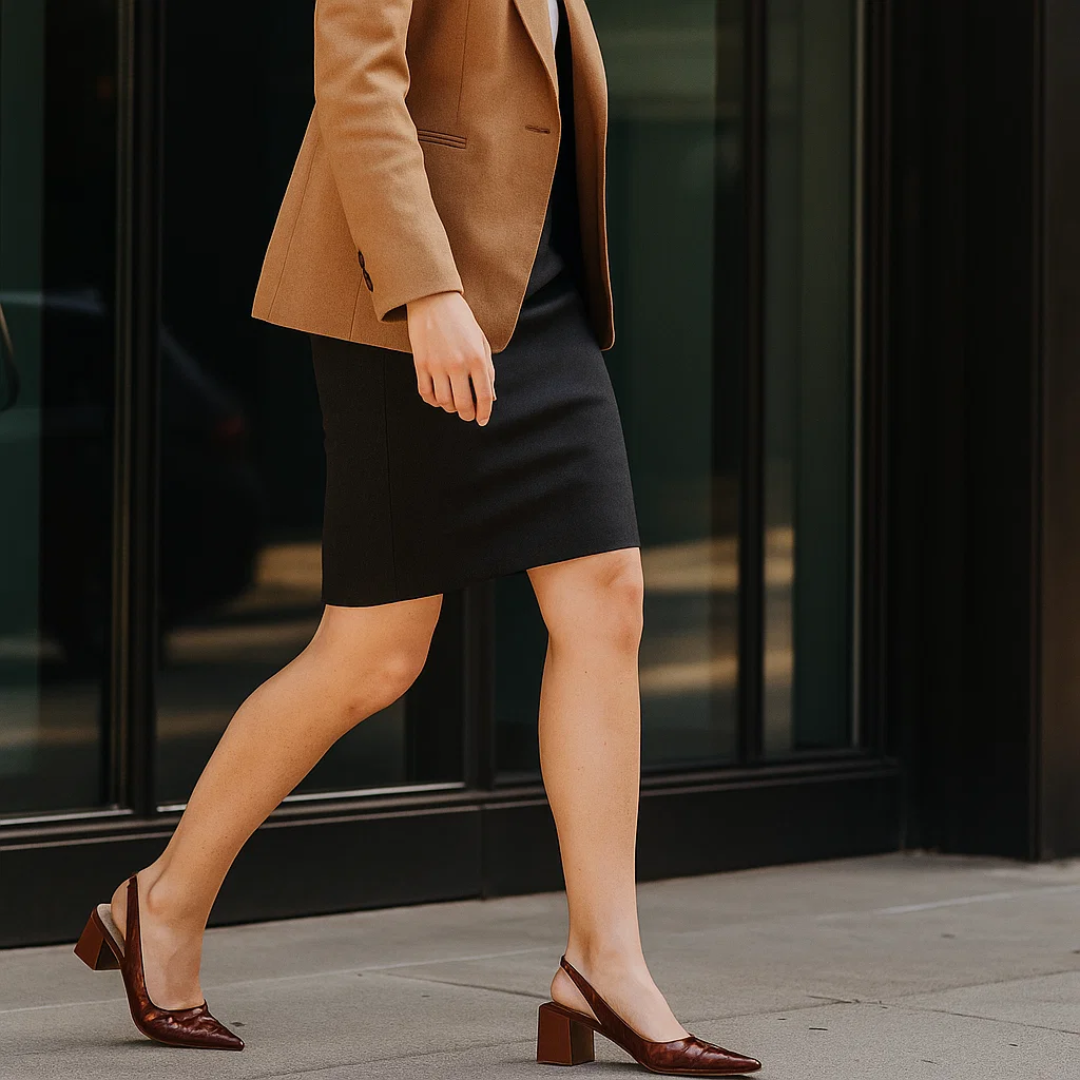 Pumps – Ortopædisk Komfort med Croco-Elegance