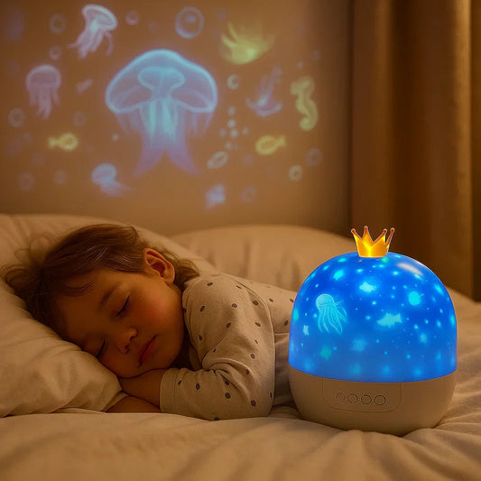 Ledsen™ MagicLight: Magisk Børns Nat Lys Projektor