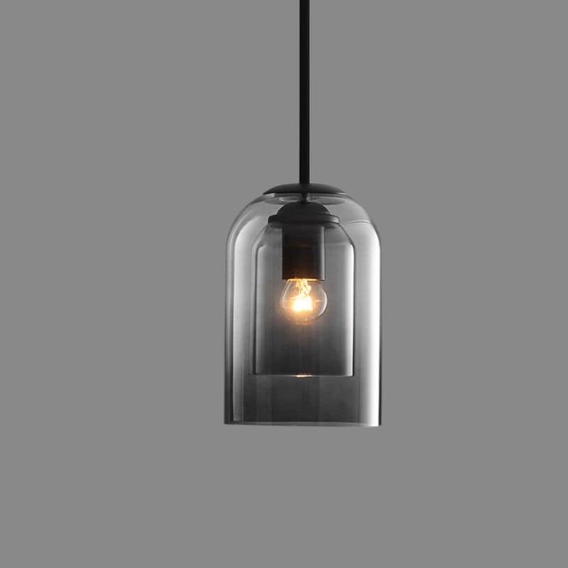 Stilfuld Dobbeltglas Pendellampe
