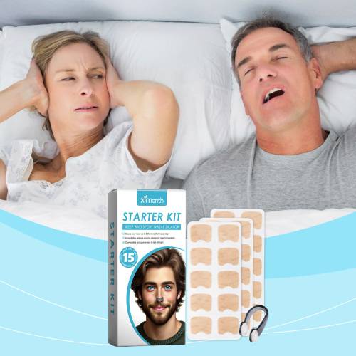 Næsestrimler og næseklips søvnsæt