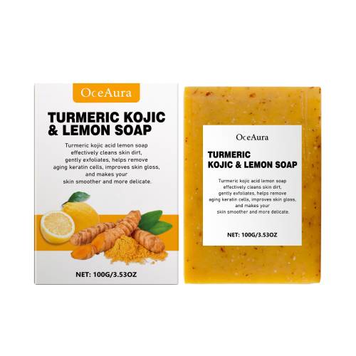 Citron gurkemeje kojisyre sæbe
