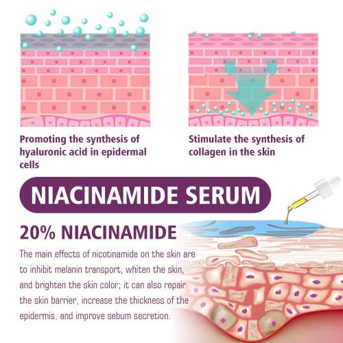 Niacinamid og portulak serum