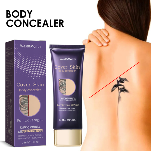 Vandfast body concealer til tatoveringer og modermærker