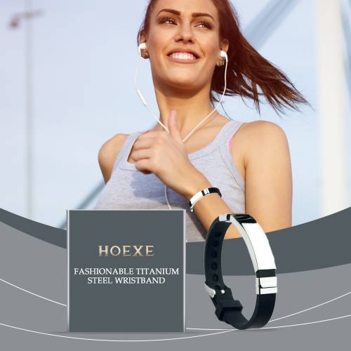 Unisex titaniumstål-armbånd