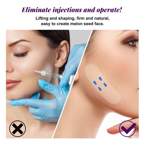 Usynlige V-face-lift strimler