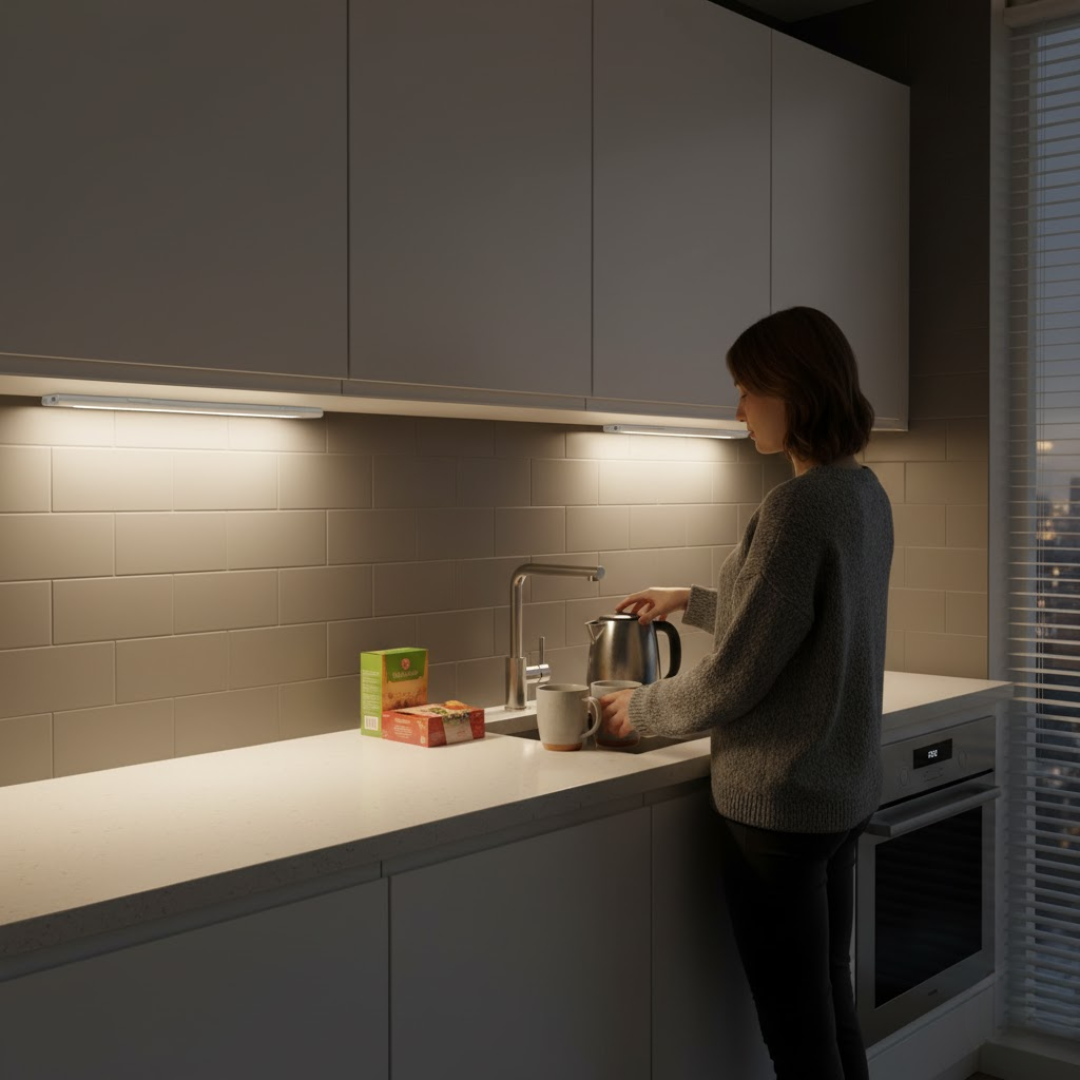 Trådløs sensorlampe – Smart belysning til hjemmet