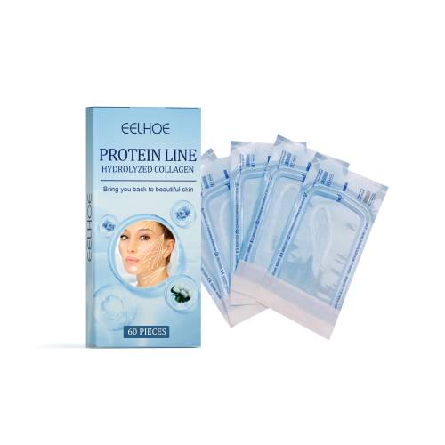 Kollagen silkeprotein-tråde