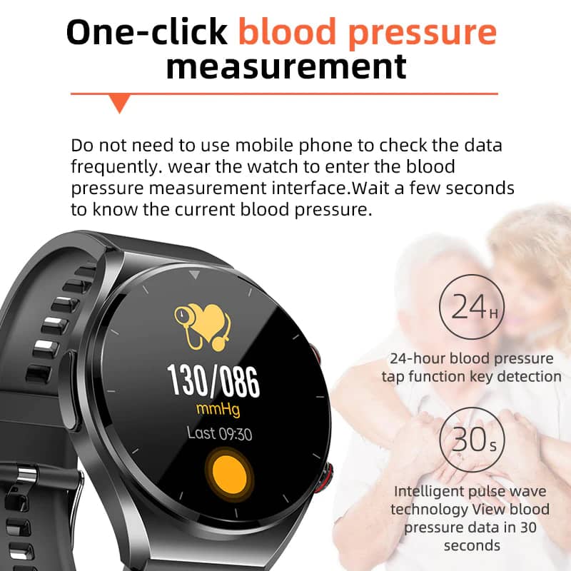 Smartwatch til hjerte, åndedræt & temperatur