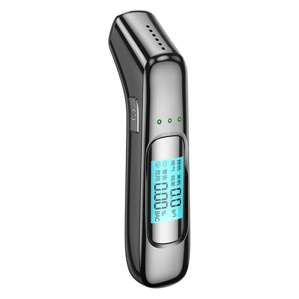 USB-genopladelig alkoholtester med digital skærm