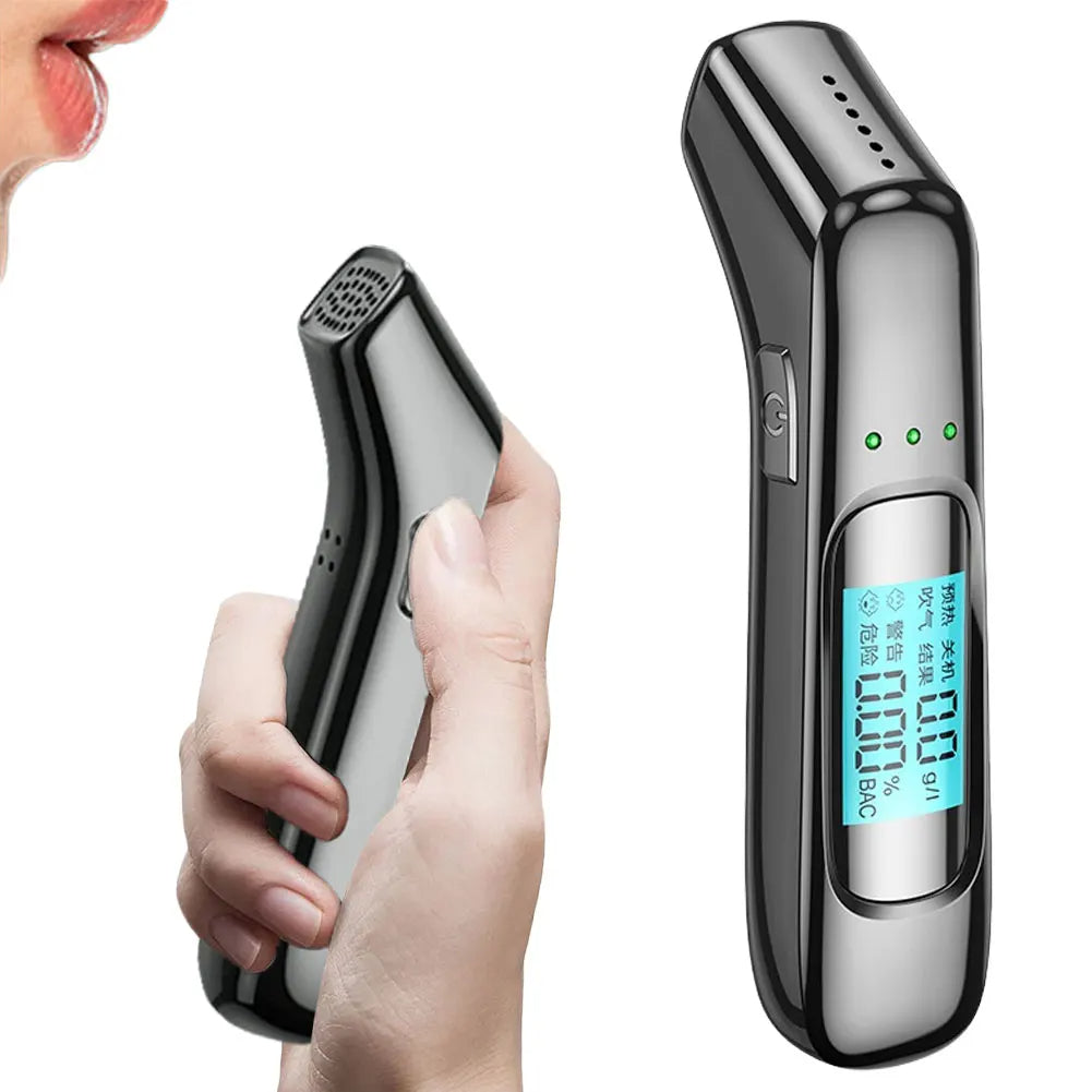 USB-genopladelig alkoholtester med digital skærm