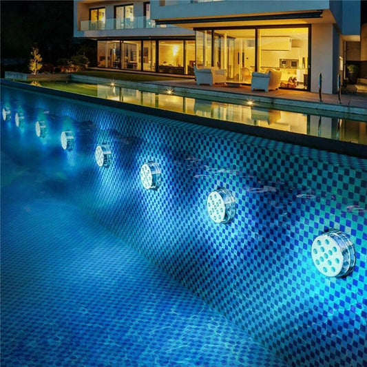 Undervands LED-lys – Fjernbetjent Lysshow