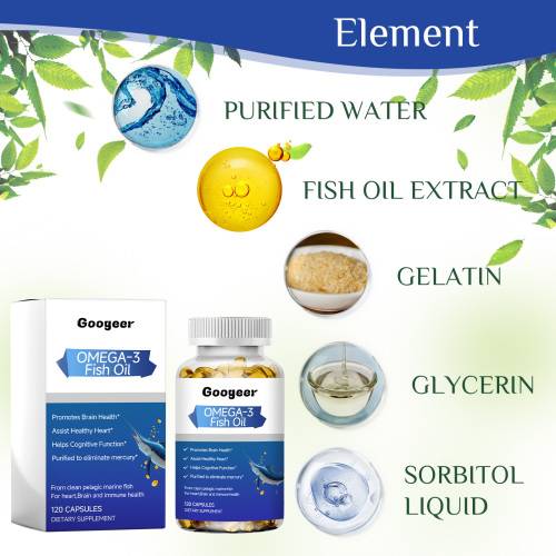 Omega-3 fiskeolie softgels