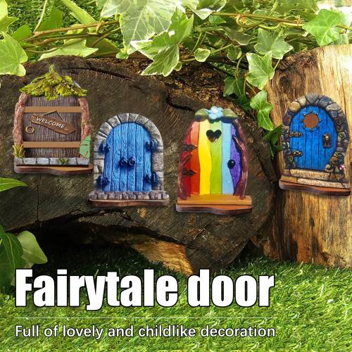 Miniature fe-dør til haven