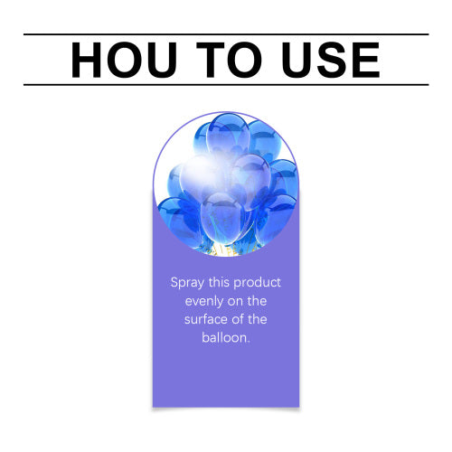 Ballon-glitterspray