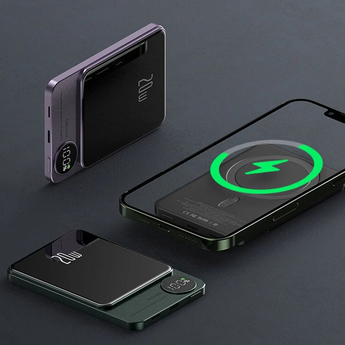 Magnetisk Powerbank – Hurtig og Sikker Opladning på Farten