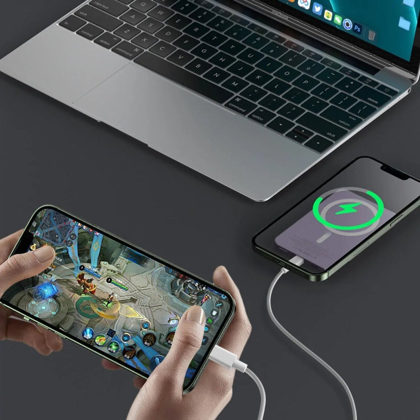 Magnetisk Powerbank – Hurtig og Sikker Opladning på Farten