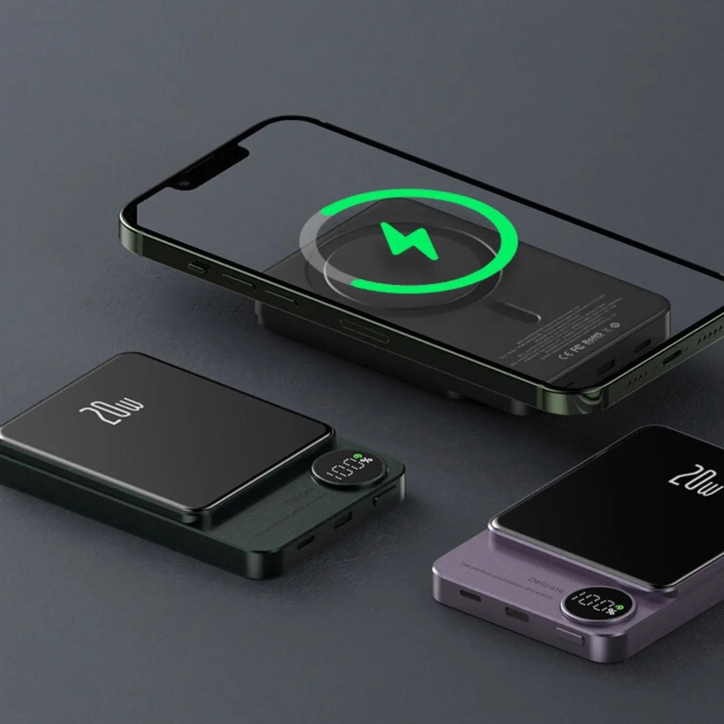 Magnetisk Powerbank – Hurtig og Sikker Opladning på Farten