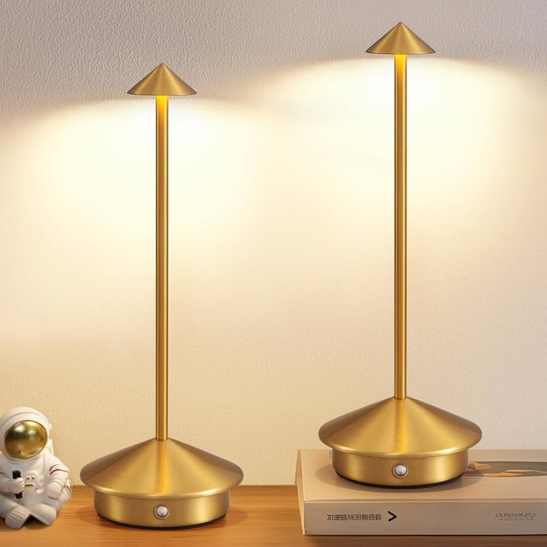 Trådløs Bordlampe Dæmpbart Lys & Vandtæt Design