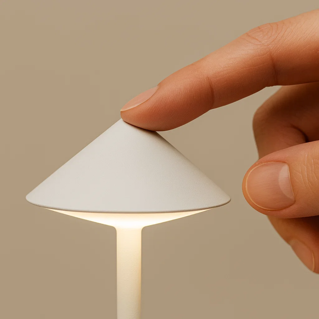 Trådløs Bordlampe Dæmpbart Lys & Vandtæt Design
