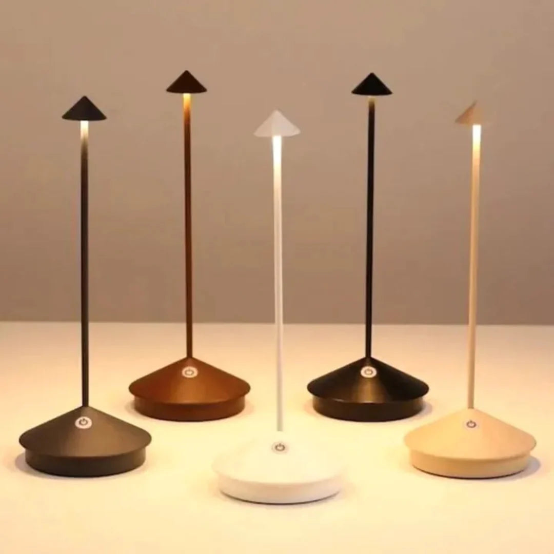 Trådløs Bordlampe Dæmpbart Lys & Vandtæt Design