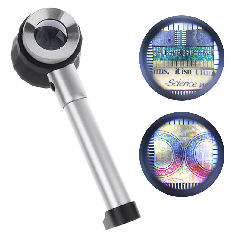 Forstørrelsesglas – LED Lys & Indbygget Måleskala