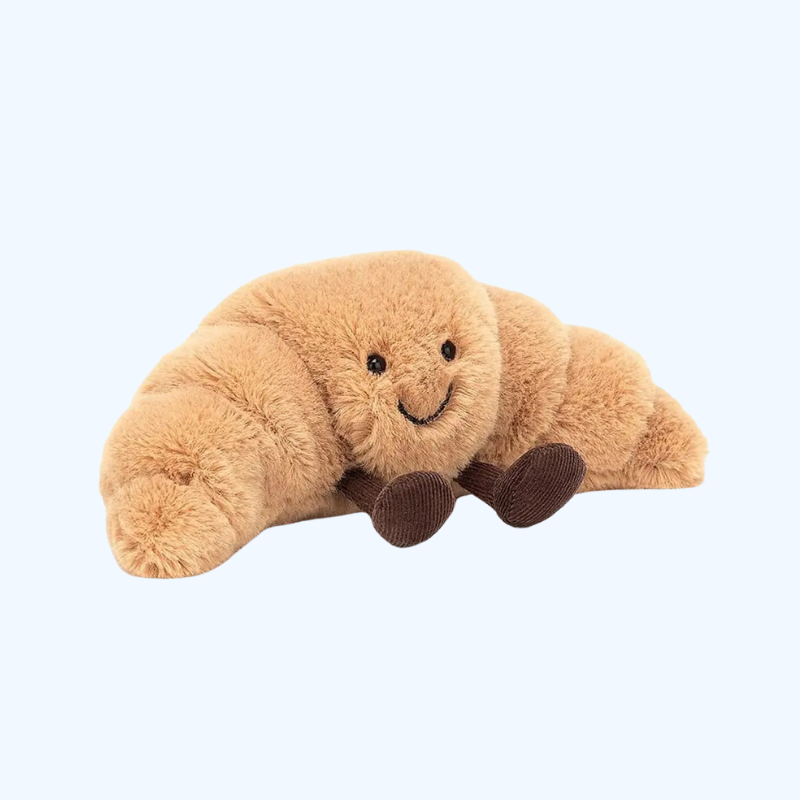 Croissnuggle - Blød Krammebamse I Croissantform
