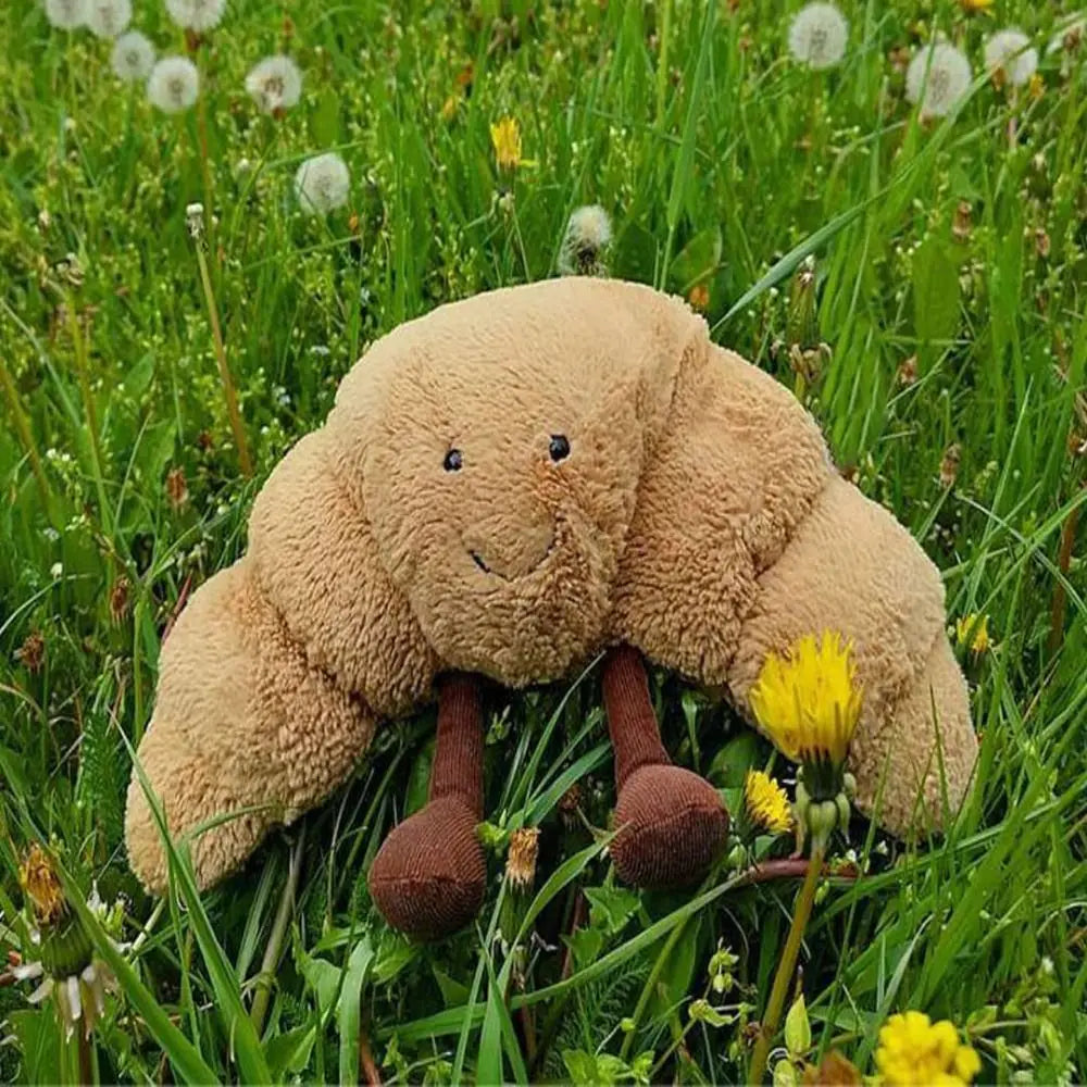 Croissnuggle - Blød Krammebamse I Croissantform