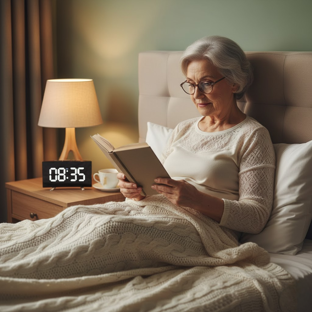 LED Digital Vækkeur med Buet Skærm og Automatisk Lys