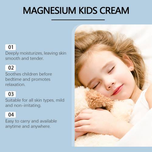 Magnesium bodycreme til børn ved sengetid