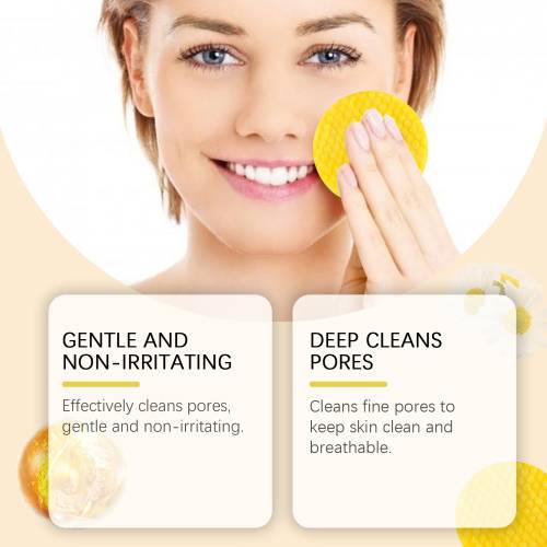 Gurkemeje kojisyre rensepads med citron