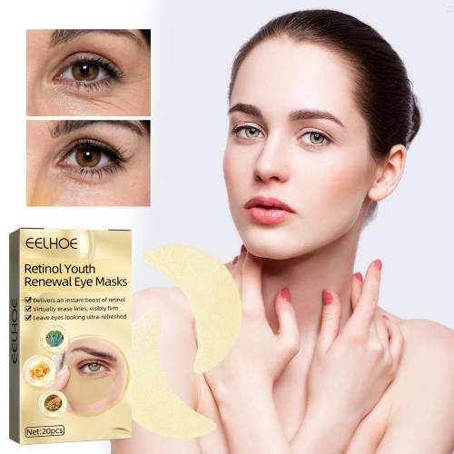 Retinol øjenpads med aloe og soja, 20 stk.