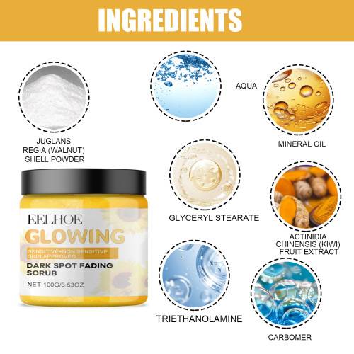 Gurkemeje plejesæt: rens, scrub og creme