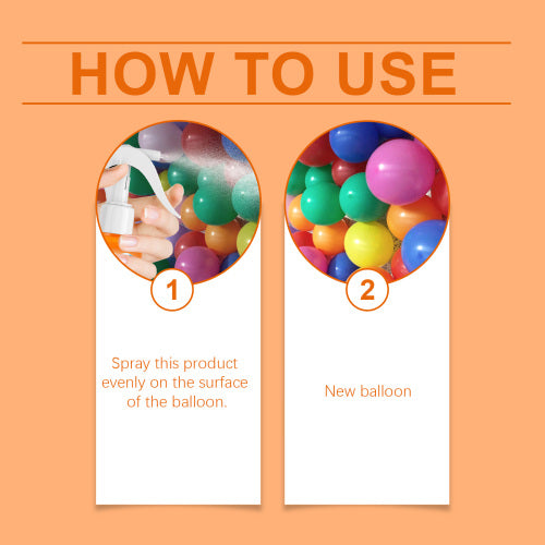 Latexballon-lysnerspray