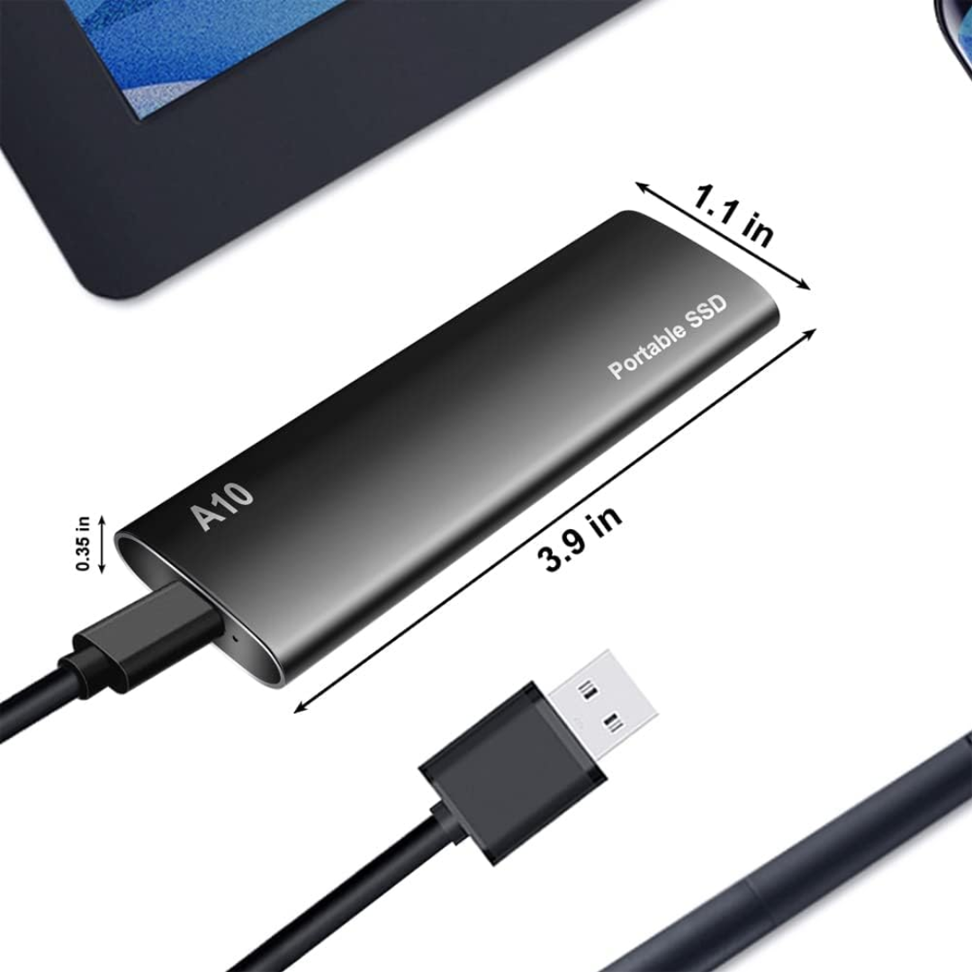 Kompakt 4 TB USB-C Lager til Arbejde & Rejse