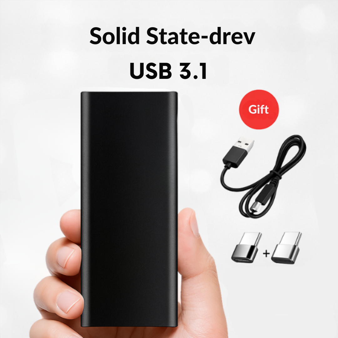 Kompakt 4 TB USB-C Lager til Arbejde & Rejse