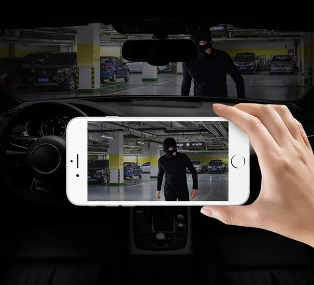 4K Wi‑Fi Dashcam med GPS + Dobbeltkamera