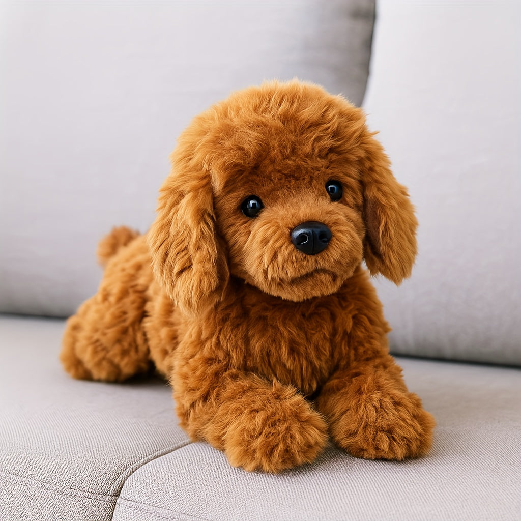 Plysdyr i form af en hund – Blødt teddyhundehvalp til børn