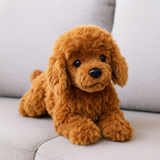 Plysdyr i form af en hund – Blødt teddyhundehvalp til børn