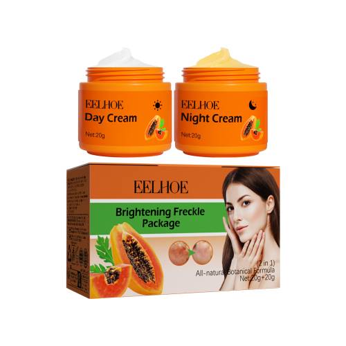 Papaya dag- og natcreme mod mørke pletter