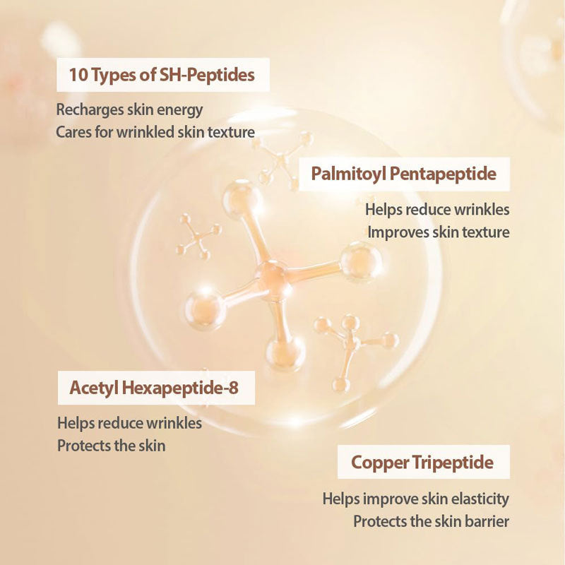Silkepeptid opstrammende serum med kollagen og hyaluronsyre, 40 ml
