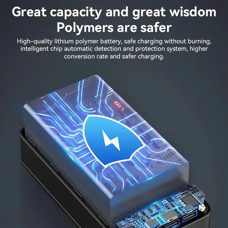 Powerbank med 50.000mAh & Multi-USB-udgange