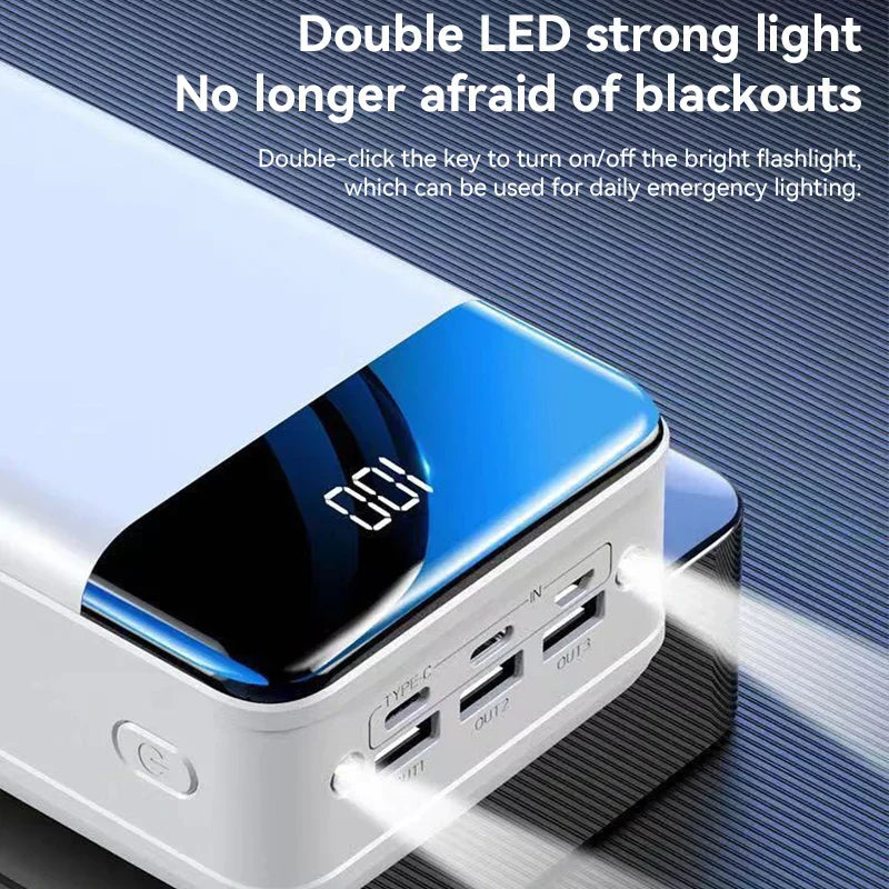 Powerbank med 50.000mAh & Multi-USB-udgange